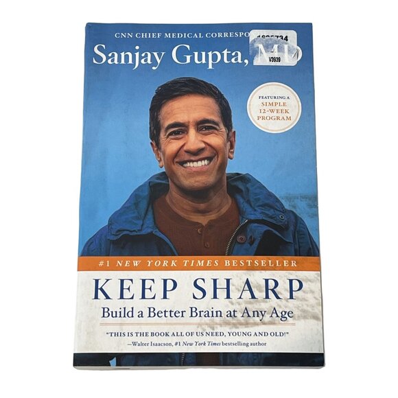 Keep Sharp Sanjay Gupta Book Build a Better Brain at Any Age - Picture 1 of 5
